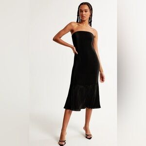 Abercrombie & Fitch Black Strapless Dress